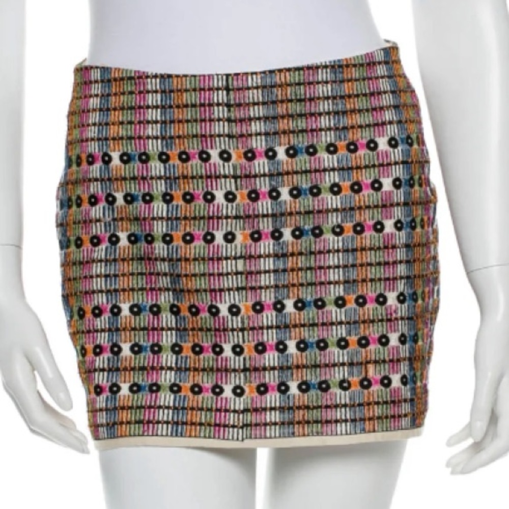 Gryphon Multi-Color Mini Skirt